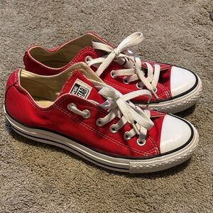 Classic Red Converse All Star Sneakers red